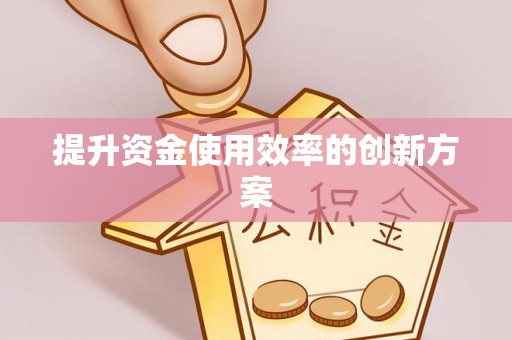 秀林提升资金使用效率的创新方案