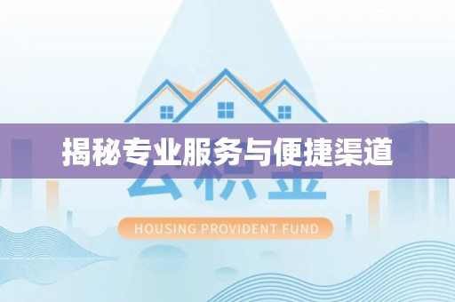 秀林揭秘专业服务与便捷渠道